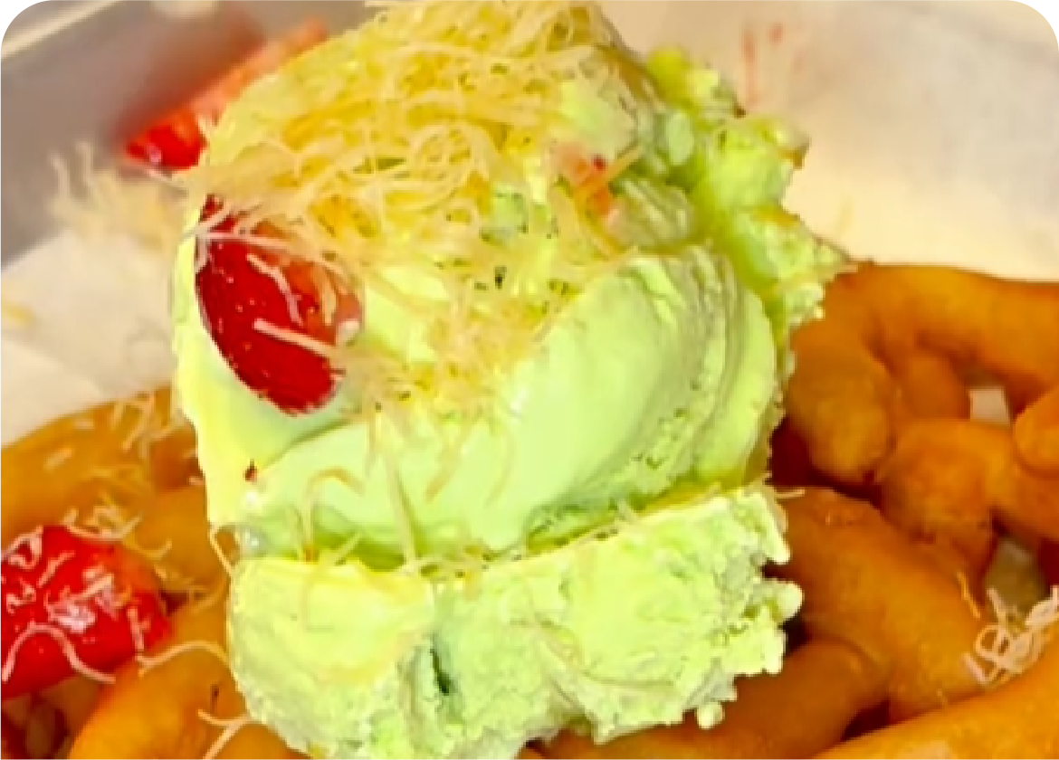 Funnel Cake Ice Cream
